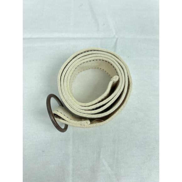 Vintage Hollister Belt Juniors Y2K D-Ring Fabric Logo Seagull Surfer Nautical - Picture 2 of 5